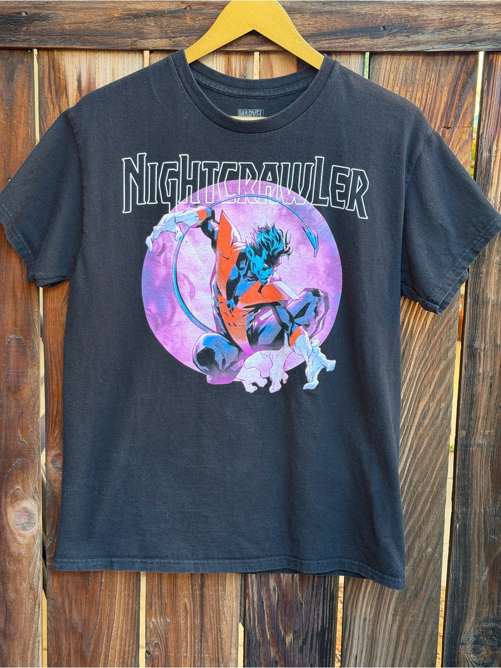 Marvel X-Men Nightcrawler Graphic T-Shirt Mineral Wash
Size: Medium